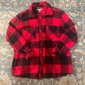 Black and Red Checkered Flannel